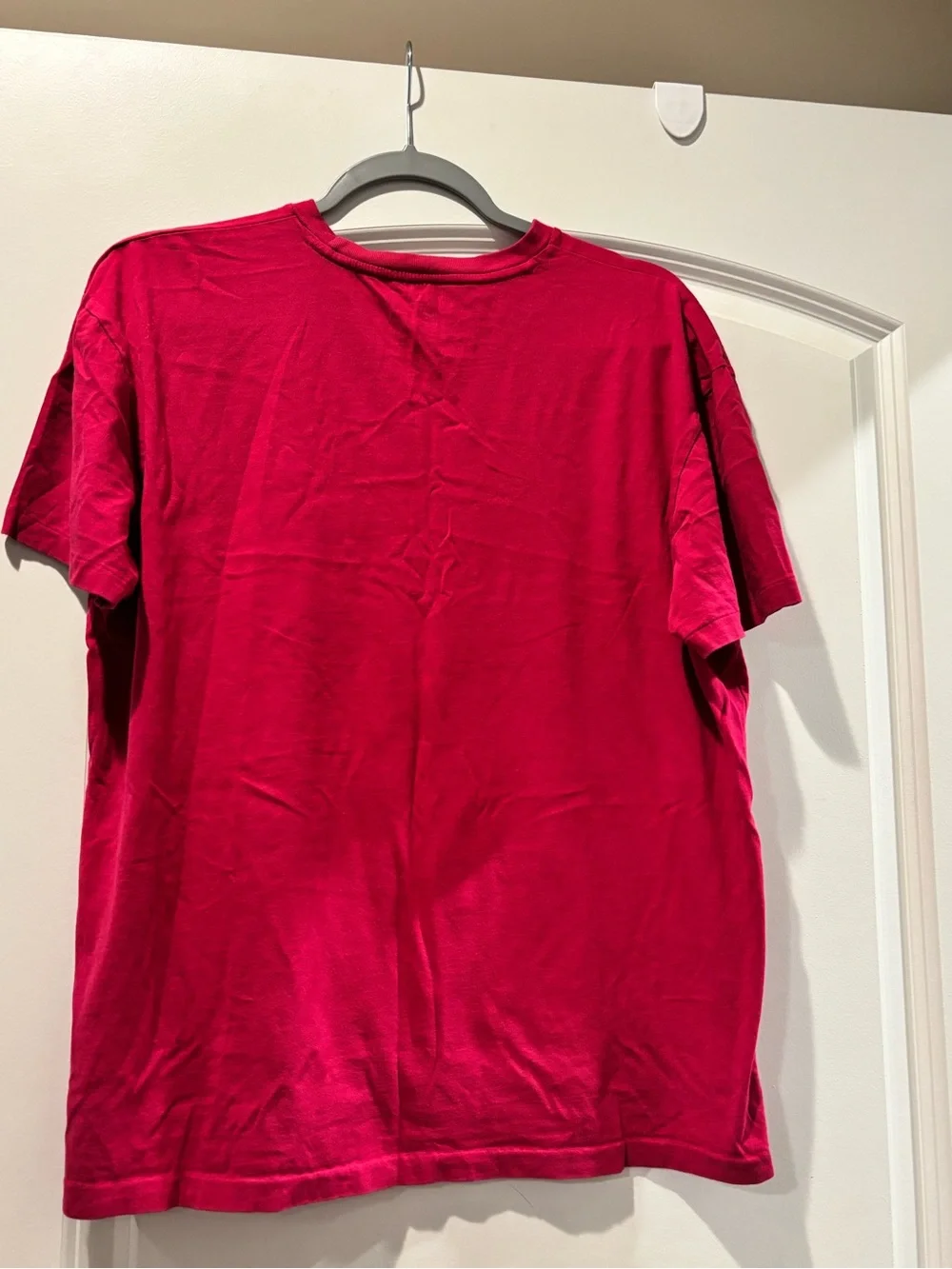 Polo by Ralph Lauren Bright Pink Short-Sleeve Crew Tee with Navy Pony